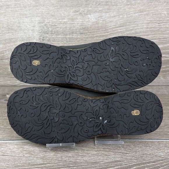 Teva Ventura Women’s Sz 6.5 Black Nubuck Slip-On Strap Comfort Loafer Mule Clog - Picture 8 of 12